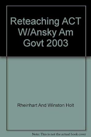 government reteaching activity answers Kindle Editon