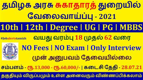 govt jobs in tirupur