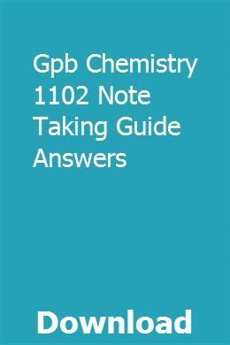 gpb chemistry answers 8 13 Doc