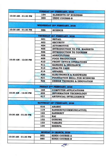 grade 10 board exam timetable 2014 Kindle Editon