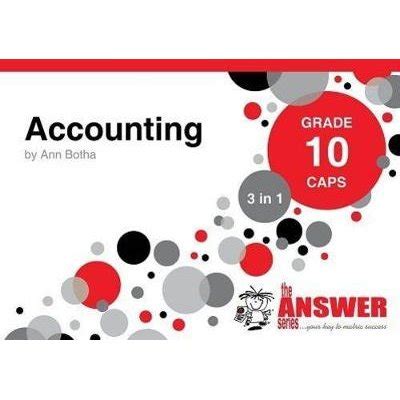 grade 10 caps accounting study guide pdf Doc