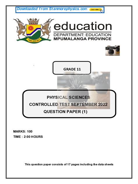 grade 11 physical science exemplar papers 2014 Kindle Editon