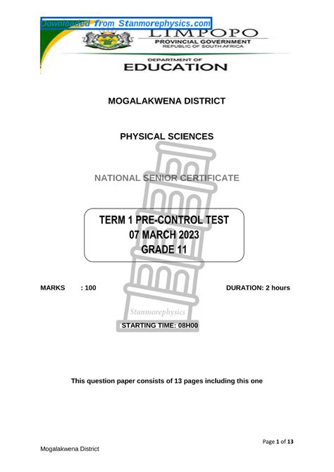 grade 11 question paper for mathematics march exam in limpopo province Epub