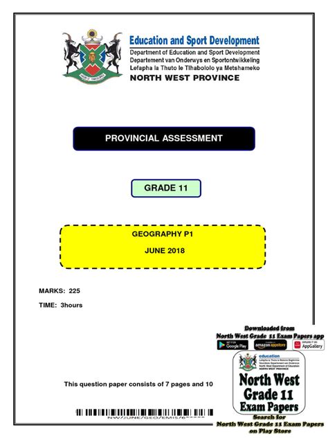 grade 11geography question paper on data handling Doc