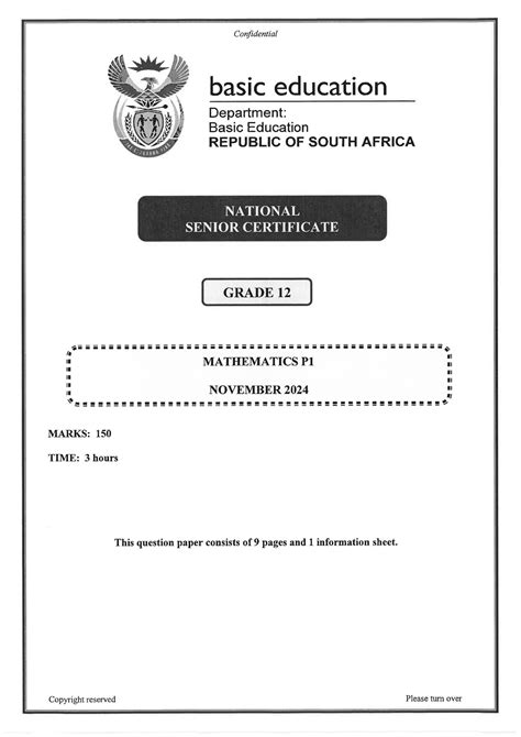 grade 12 department of basic education mathematics question paper 2014 PDF