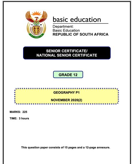 grade 12 term 1 datahadling geography paper PDF