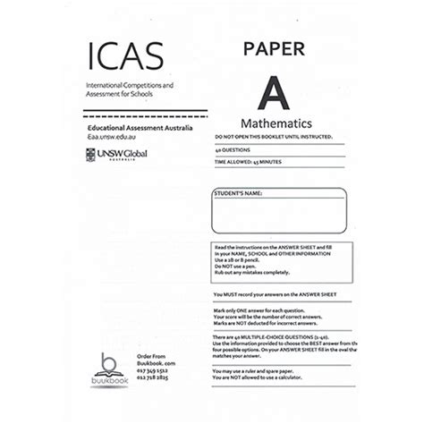 grade 3 icas past papers maths Reader