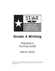 grade 4 expository calibration scoring guide Epub