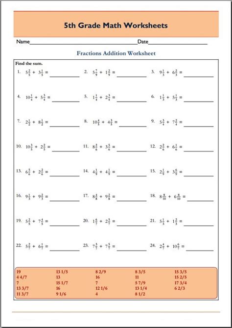 grade 5 math with answers Reader