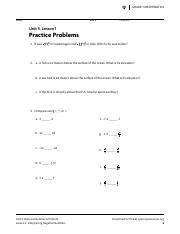 grade 7 unit 6 lesson 1 practice problems