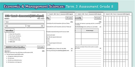 grade 8 ems exam papers caps aligned Doc