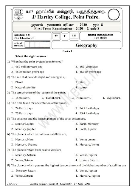 grade 8 geography past papers Epub