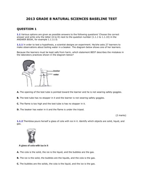 grade 8 science test june 2013 answers Reader