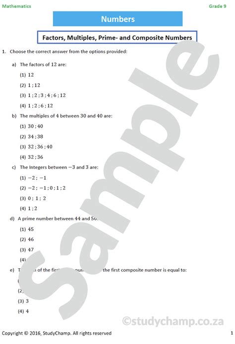 grade 9 assessment of mathematics 2011 answers Epub