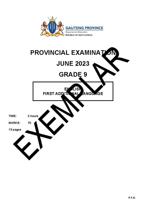 grade 9 exam guide june 2014 Reader