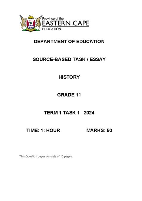 grade11 2014 march exemplary papers Reader