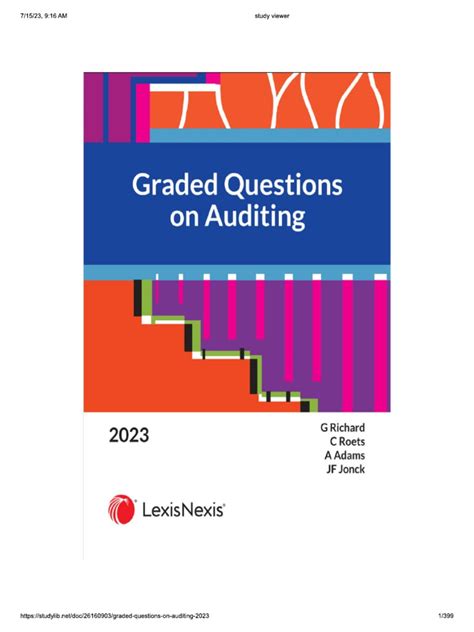 graded questions on auditing 2014 pdf Epub