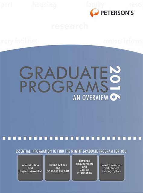 graduate professional programs overview petersons Doc