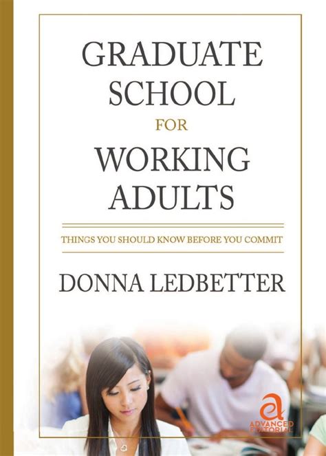 graduate school for working adults things you should know before you commit Epub