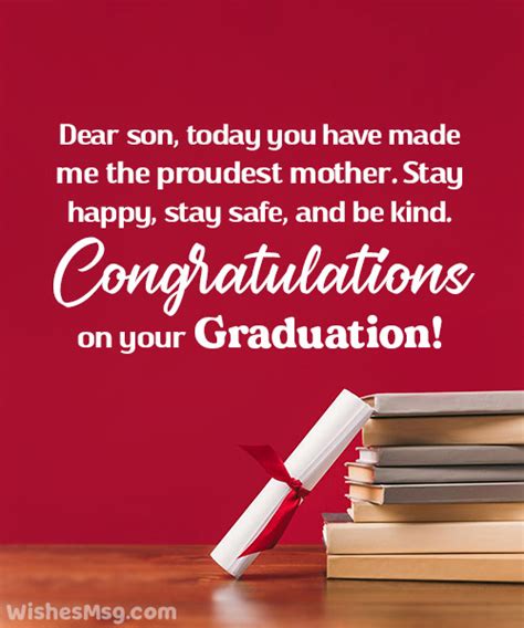 graduation message from mom to son