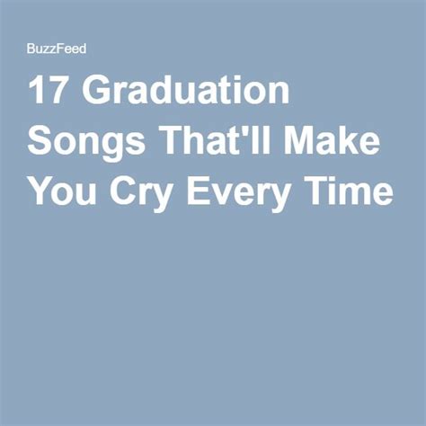 graduation sad songs