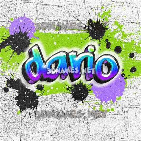 graffiti icon graffiti name dario