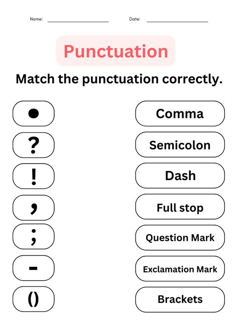 grammar and punctuation grade 1 PDF