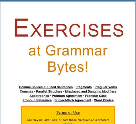 grammar bytes answer key PDF