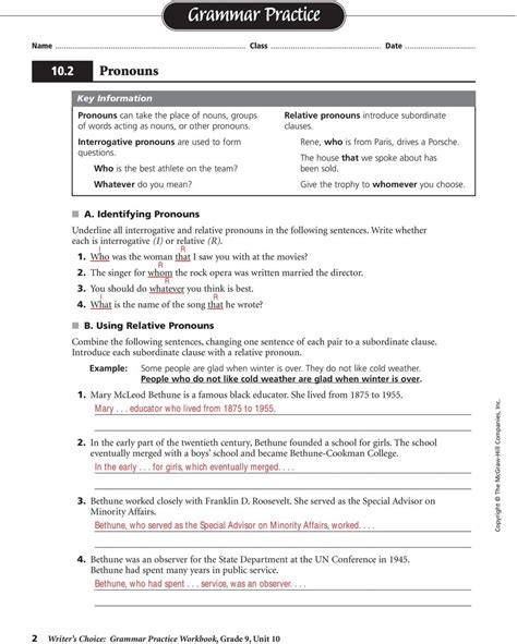 grammar exercise workbook prentice hall answer key Kindle Editon