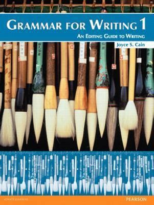 grammar for writing 1 student book alone PDF