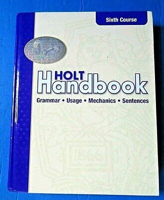 grammar holt handbook answers key sixth Kindle Editon