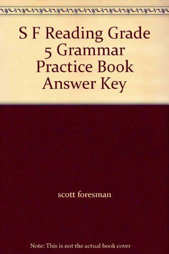 grammar practice scott foresman grade 5 answers Reader