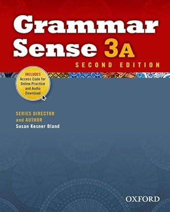 grammar sense 3a student book with online practice access code card Epub