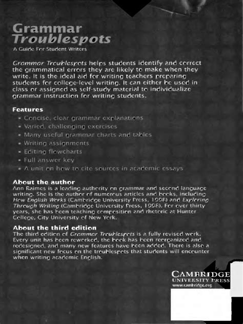 grammar troublespots PDF