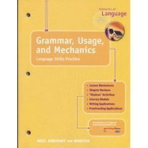 grammar usage and mechanics language skills practice for chapter 12 Doc