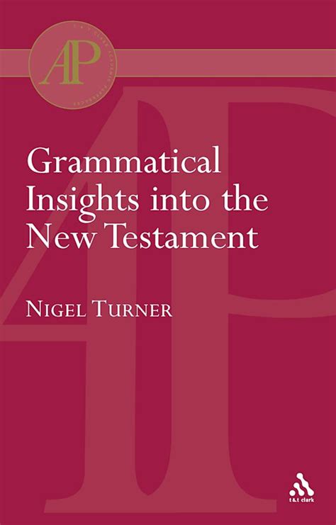 grammatical insights into the new testament Reader