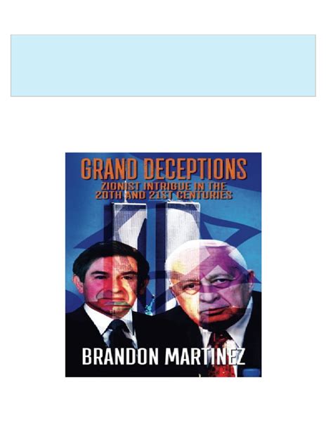 grand deceptions zionist intrigue in the 20th and 21st centuries Kindle Editon