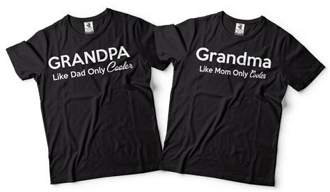 grandma and grandpa t shirts