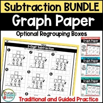 graph paper multi digit subtraction Reader