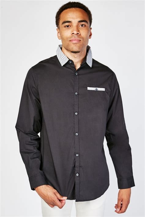 graphic collared shirts