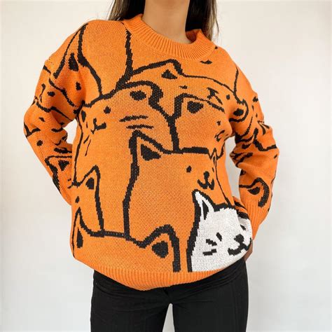 graphic sweater