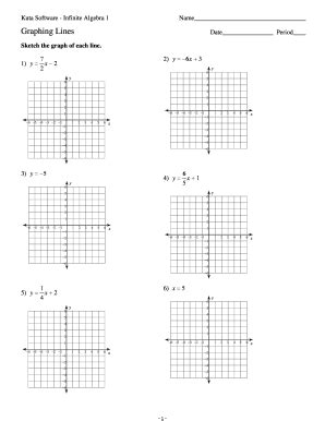 graphing lines kuta software with answers Doc