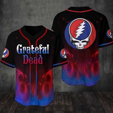 grateful dead baseball shirt