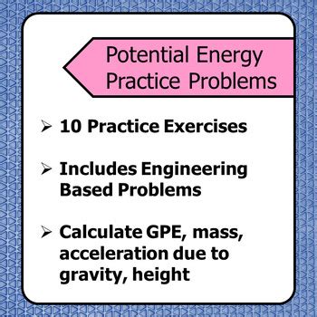 gravitational potential energy practice solved problems answers Doc