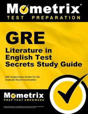 gre literature in english test secrets study guide gre subject exam review for the graduate record examination Doc