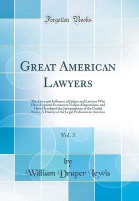 great american lawyers vol reputation Epub