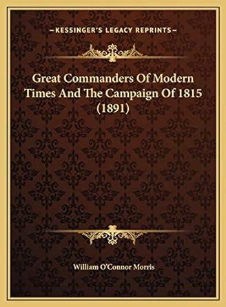 great commanders modern times campaign PDF