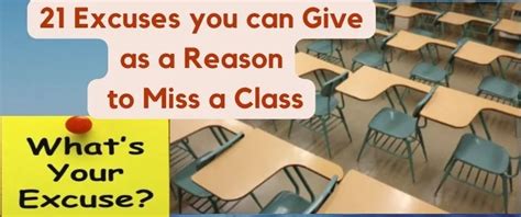 great excuses to miss class