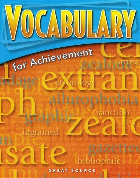 great source vocabulary for achievement student edition grade 7 first course 2006 PDF