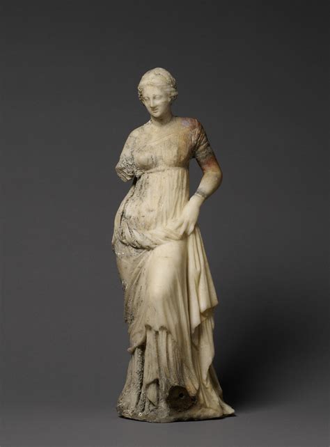 greek female statue body type description